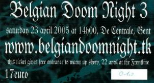 Flyer Belgian Doom Night 3